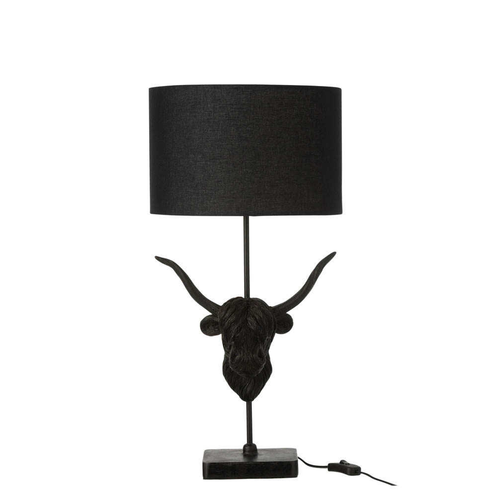 Moderne Zwarte Tafellamp Buffel Jolipa Buffalo Poly Directlampen Nl