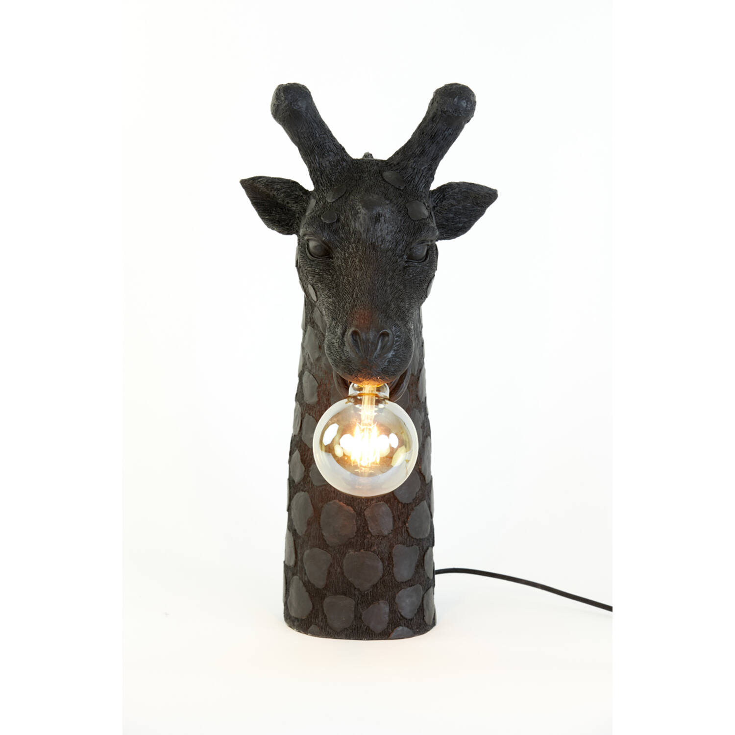 Afrikaanse Zwarte Girafkop Wandlamp Light And Living Giraffe