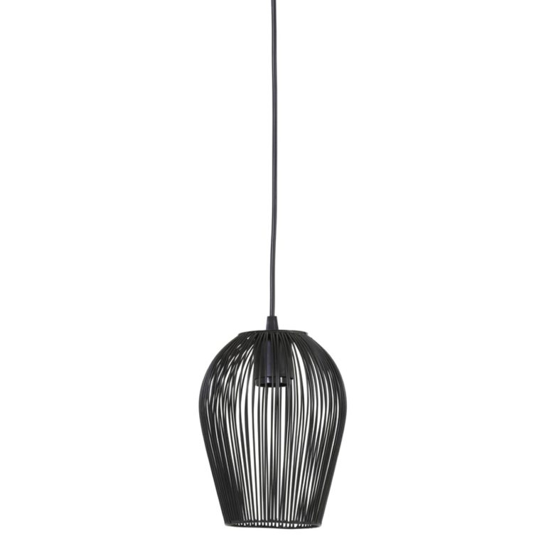 Rustieke Zwarte Ovale Hanglamp Light And Living Abby Directlampen Nl