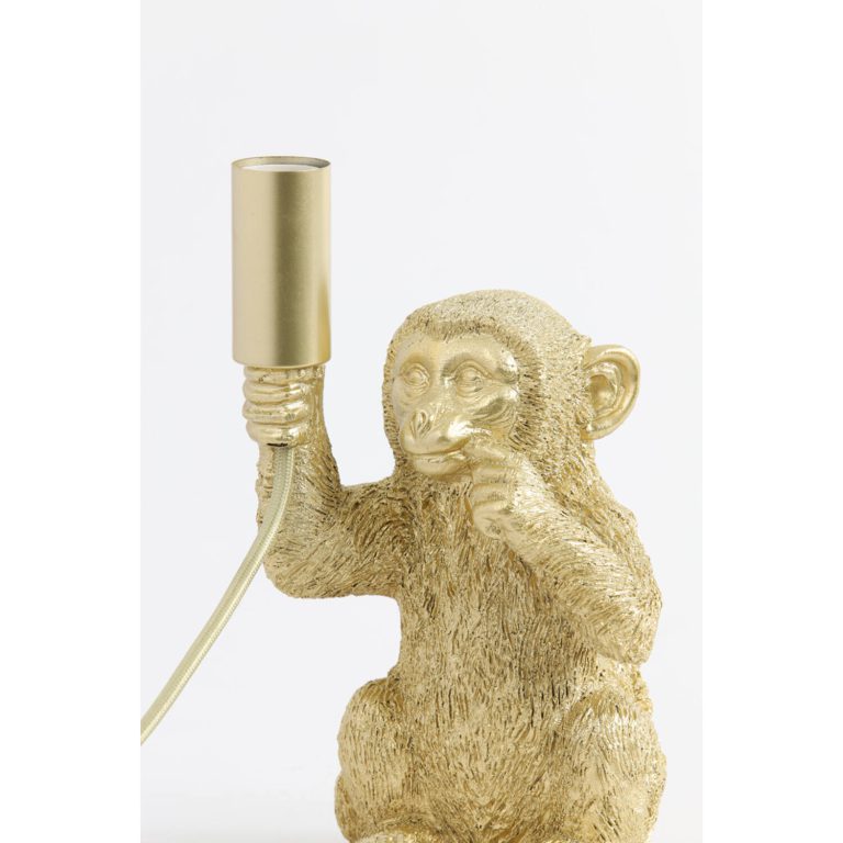 Gouden Tafellamp Aap Light Living Monkey Directlampen Nl