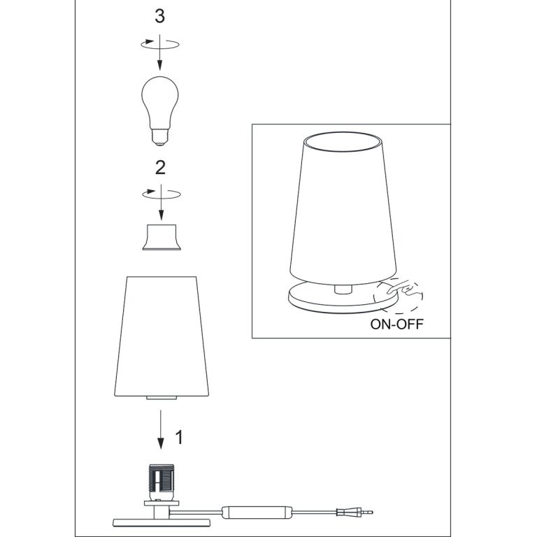 Conische Zwarte Tafellamp Rookglas Steinhauer Ancilla Directlampen Nl