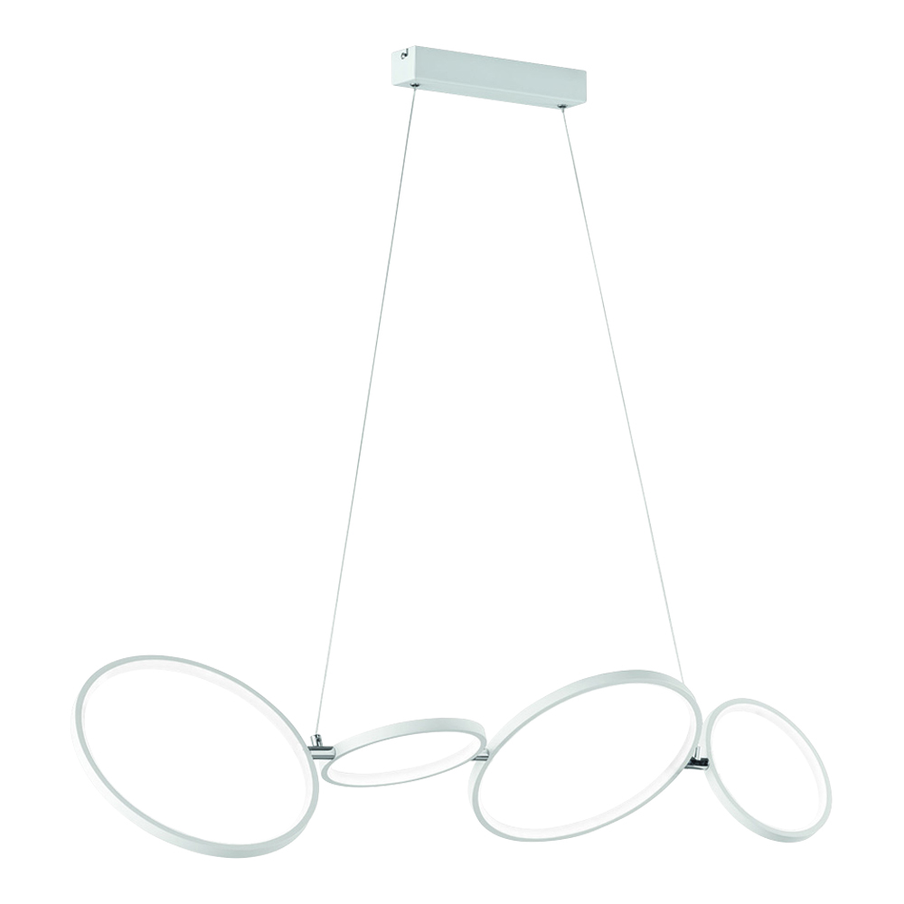 Moderne Vloerlamp Witte Ringen Trio Leuchten Rondo Directlampen Nl