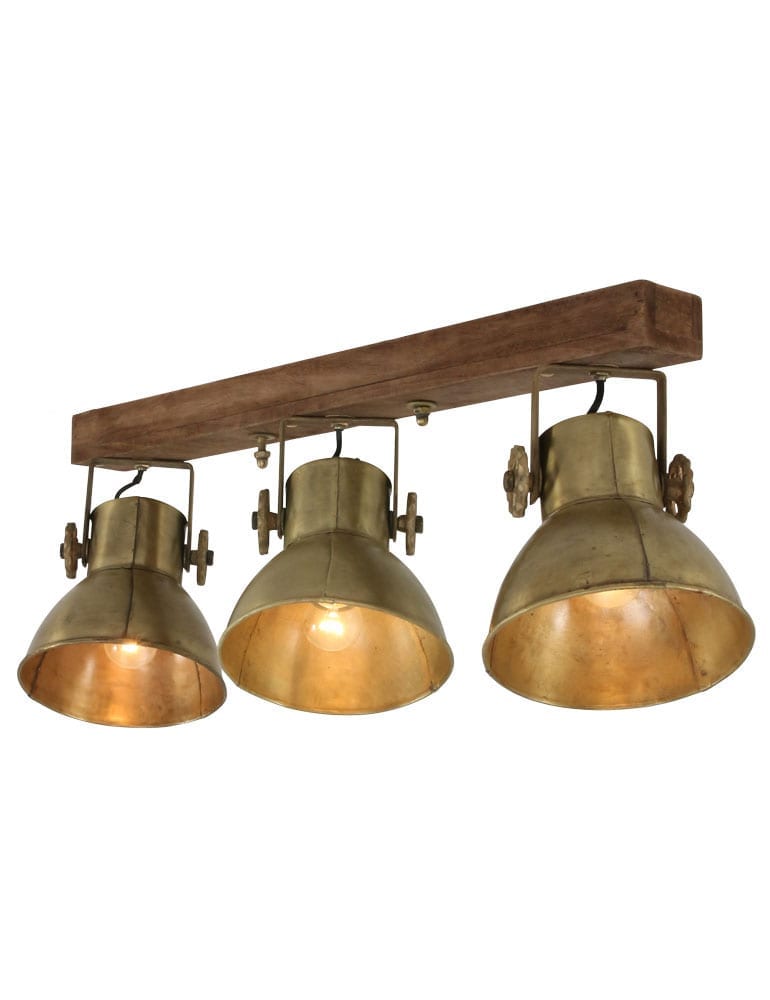 Vintage drielichts & Elay brons - Directlampen.nl