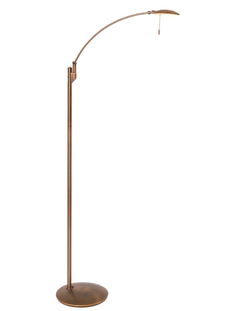 bezoek karakter Aanwezigheid Klassieke staande leeslamp Steinhauer Zenith LED brons - Directlampen.nl
