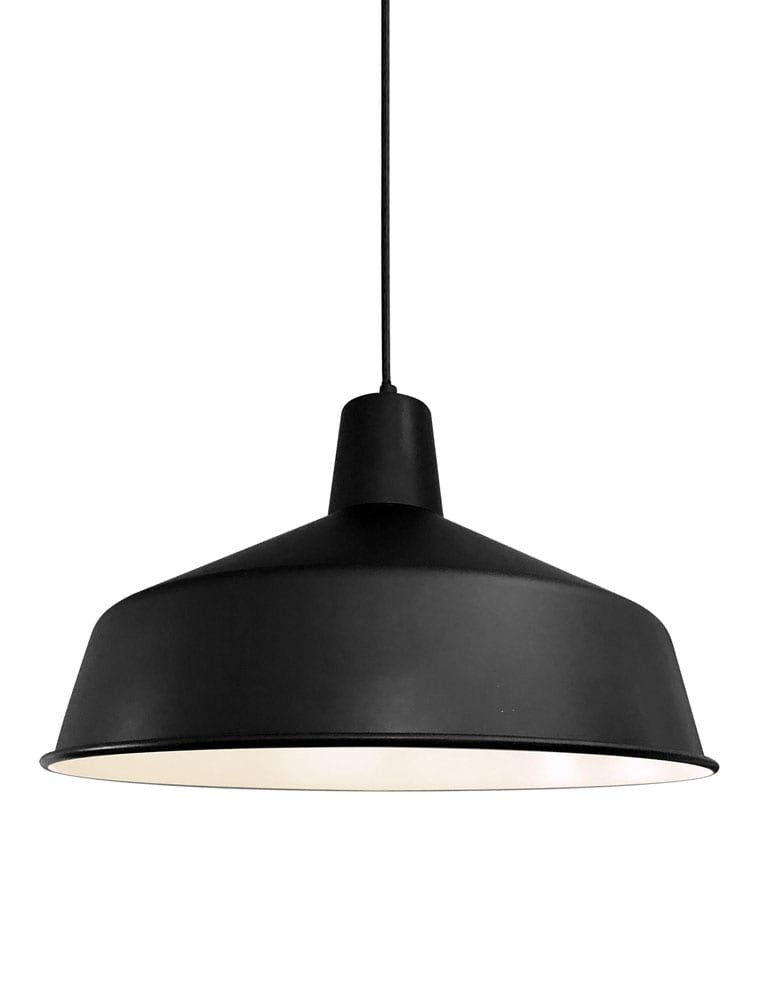 Ploeg Toestand Ringlet Metalen hanglamp Mexlite Blackmoon zwart - Directlampen.nl