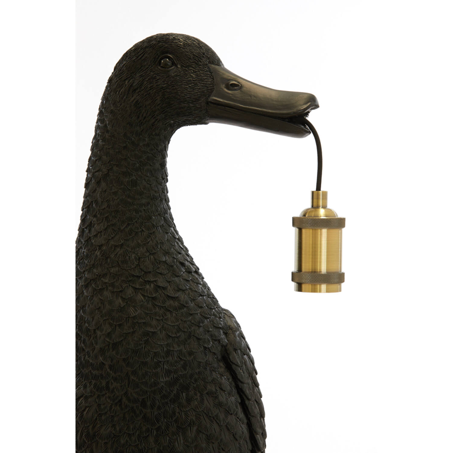 Moderne Zwarte Eend Tafellamp Light And Living Duck Directlampen Nl