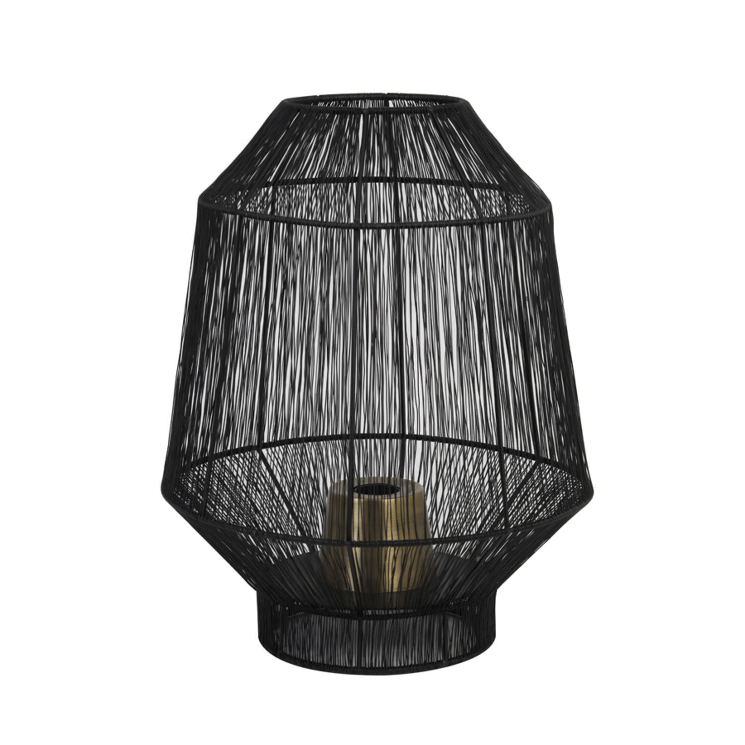 Rustieke Zwart Met Gouden Tafellamp Light And Living Vitora Directlampen Nl