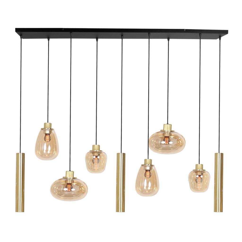 9-lichts-industriele-hanglamp-goud-steinhauer-reflexion-3797me