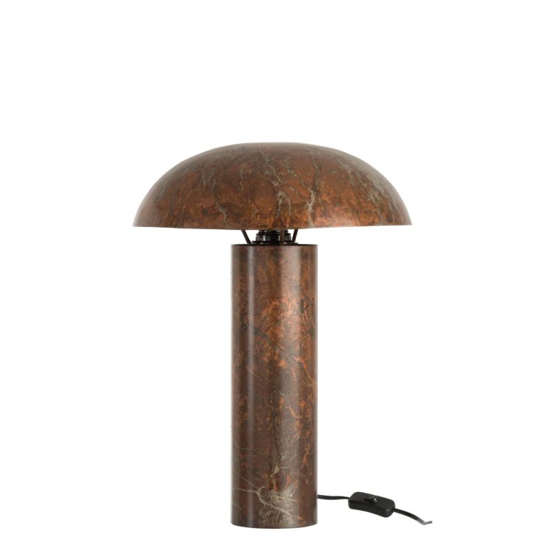 klassieke-bruine-tafellamp-bolle-kap-jolipa-mushroom-85283-1