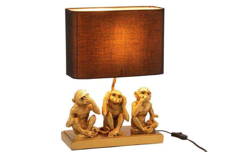 klassieke-zwart-gouden-tafellamp-trio-apen-jolipa-monkey-poly-16048-2