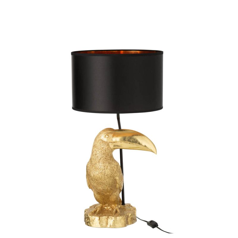 klassieke-zwarte-tafellamp-gouden-vogel-jolipa-toucan-poly-11739-1