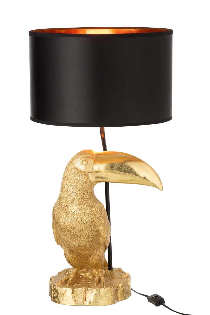 klassieke-zwarte-tafellamp-gouden-vogel-jolipa-toucan-poly-11739-3