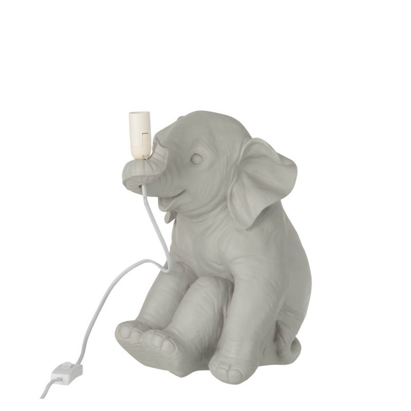moderne-beige-tafellamp-olifant-jolipa-elephant-poly-11744-1