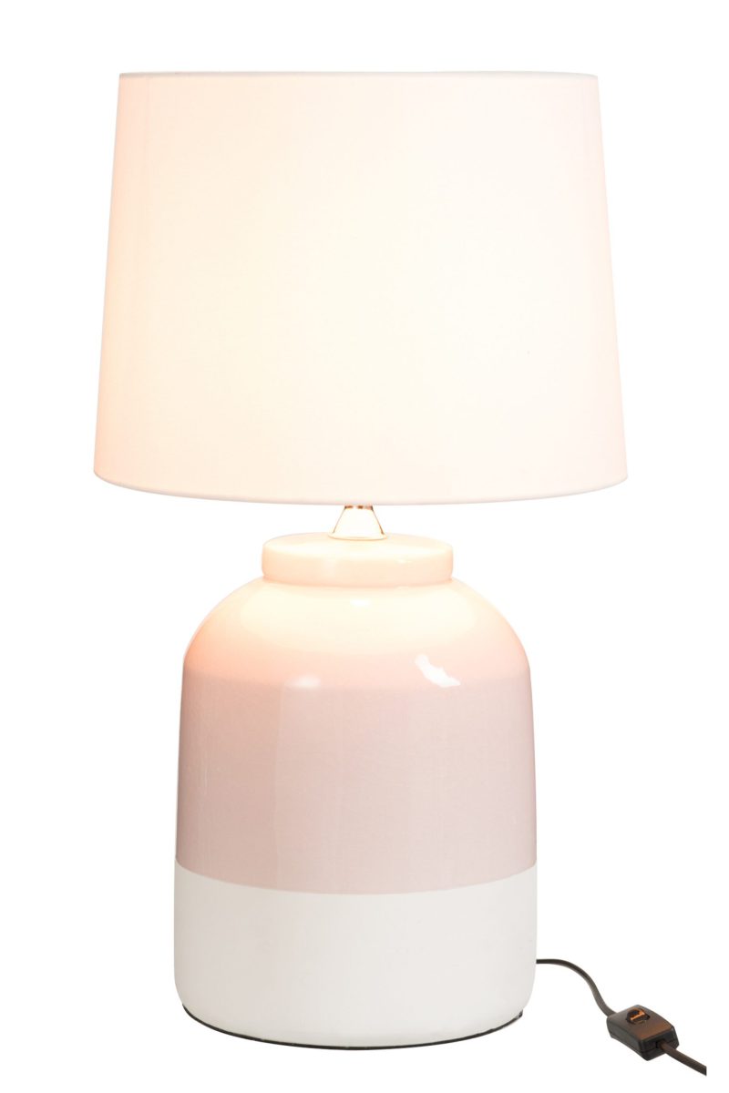 moderne-roze-met-witte-tafellamp-jolipa-lucas-82948-2