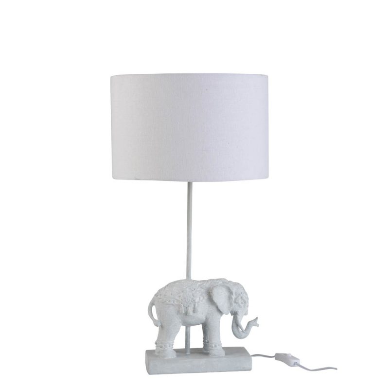 moderne-witte-tafellamp-olifant-jolipa-elephant-poly-2114-1