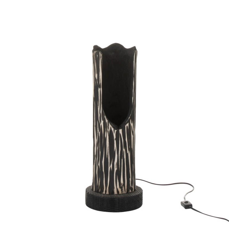 moderne-zwarte-houten-tafellamp-jolipa-trunk-96256-1