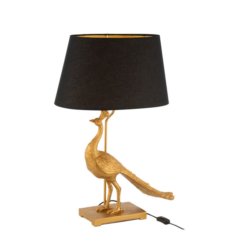 moderne-zwarte-tafellamp-gouden-pauw-jolipa-peacock-poly-16045-1