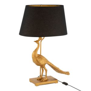 moderne-zwarte-tafellamp-gouden-pauw-jolipa-peacock-poly-16045