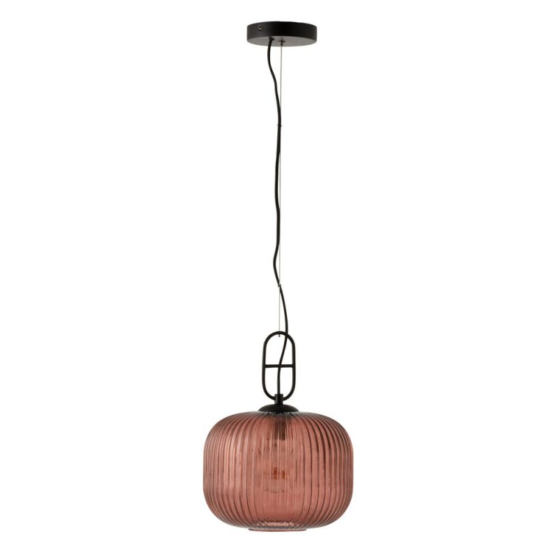 Retro zwart met rode hanglamp Jolipa Yufo - Afbeelding 2