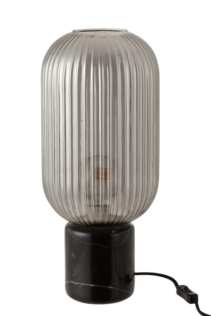 retro-zwarte-tafellamp-met-rookglas-jolipa-yufo-5740-2