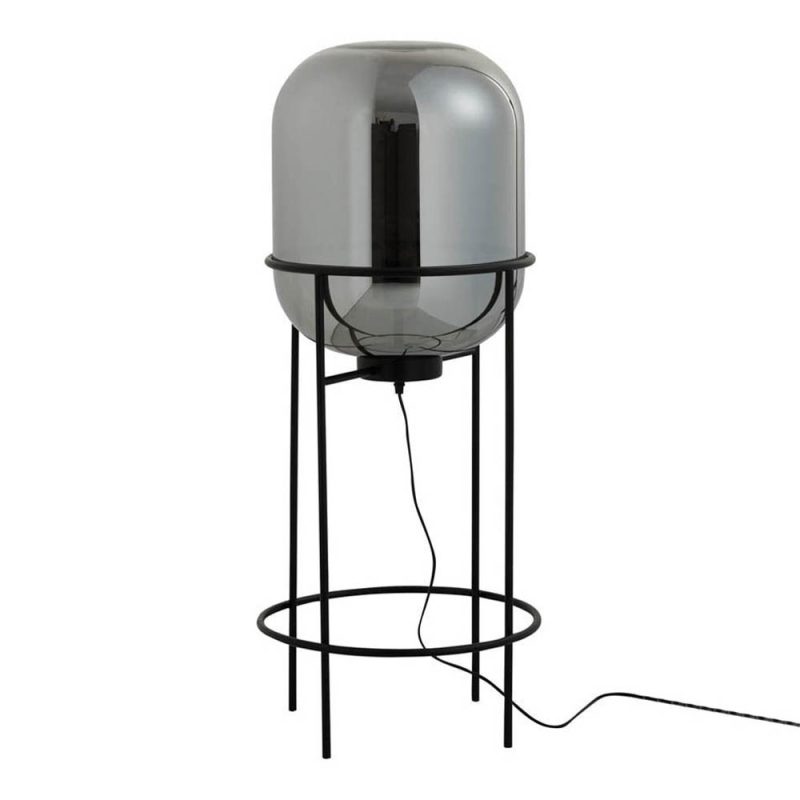 retro-zwarte-tafellamp-rookglas-jolipa-sasha-89036