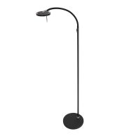 Lampe de lecture LED sur pied noir Steinhauer Turound verre noir