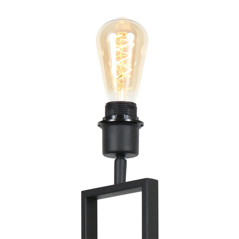 moderne-zwarte-tafellamp-met-blauwe-lampenkap-steinhauer-stang-3863zw-11