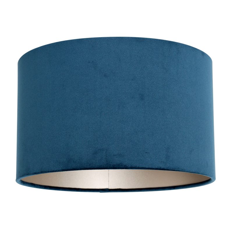 moderne-zwarte-tafellamp-met-blauwe-lampenkap-steinhauer-stang-3863zw-4