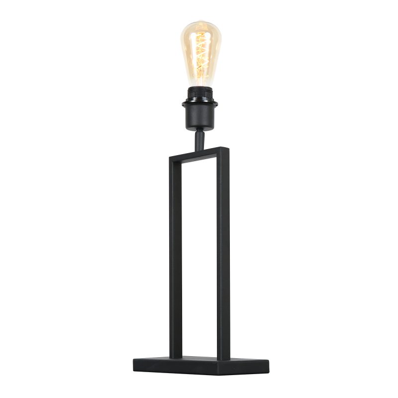 moderne-zwarte-tafellamp-met-blauwe-lampenkap-steinhauer-stang-3863zw-6