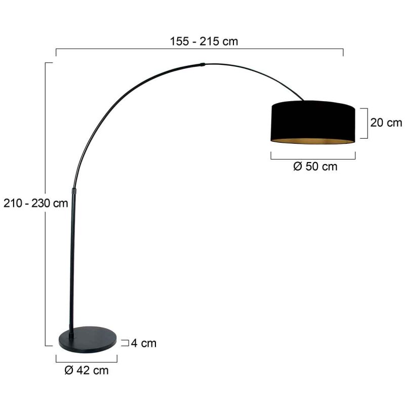 zwarte-vloerlamp-boog-steinhauer-sparkled-light-3965zw-5