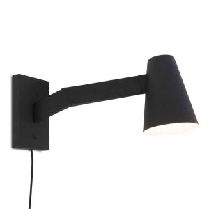 draaibare-conische-wandlamp-zwart-it's-about-romi-biarritz-biarritz/w/b