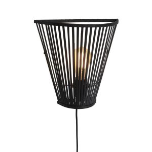 halfopen-bamboe-wandlamp-zwart-good-&-mojo-merapi-merapi/w30/b