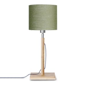 scandinavische-groene-tafellamp-linnen-bamboe-good-&-mojo-fuji-fuji/t/1815/gf