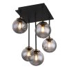 5-rookglasbol-plafondlamp-verticaal-zwart/messing-globo-jorge-56136-5d