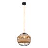 bolvormige-hanglamp-zwart/naturel-hennepweefsel-globo-ulleu-69029h1