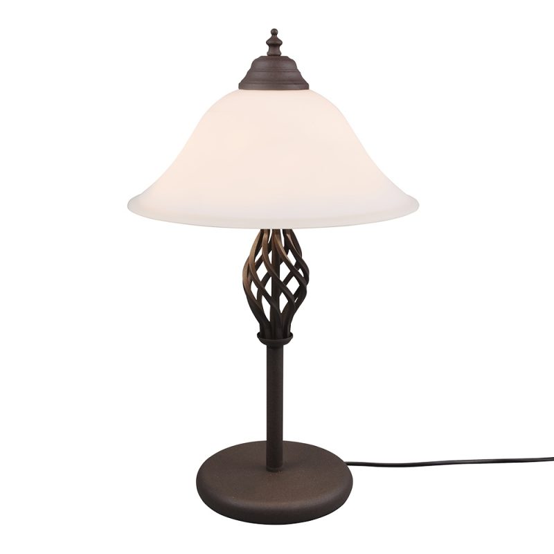 bruine-tafellamp-recht-klassiek-trio-leuchten-rustica-501000224