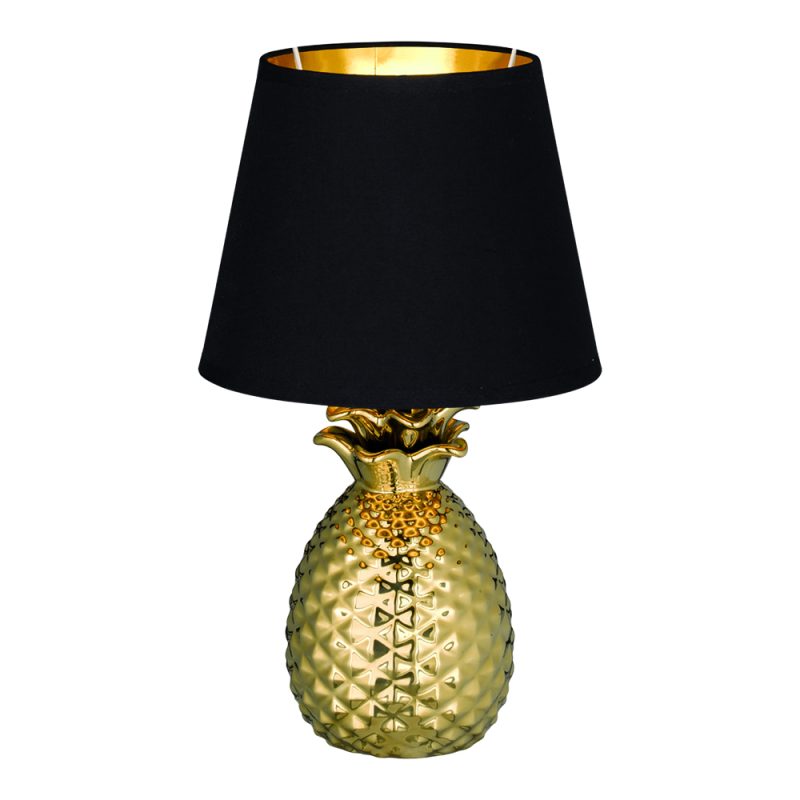 design-tafellamp-ananas-keramiek-goud/zwart-pineapple-r50421079