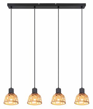 hanglamp-4-kap-zwartbruin-bamboeweefsel-globo-wenna-54053-4h-1