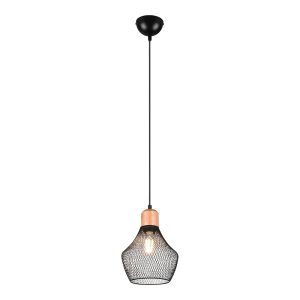 hanglamp-zwart-metaal-draadvlechtwerk-houtdetail-reality-valeria-r31281032