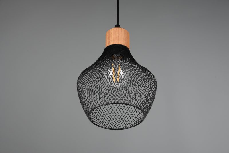 hanglamp-zwart-metaal-draadvlechtwerk-houtdetail-reality-valeria-r31281032-4