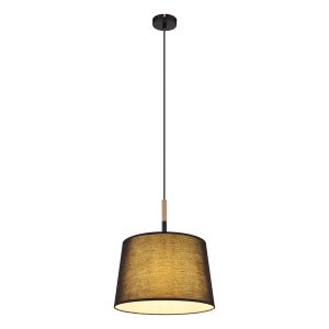 klassieke-zwarte-metalen-stoffen-hanglamp-globo-hermi-i-21629h