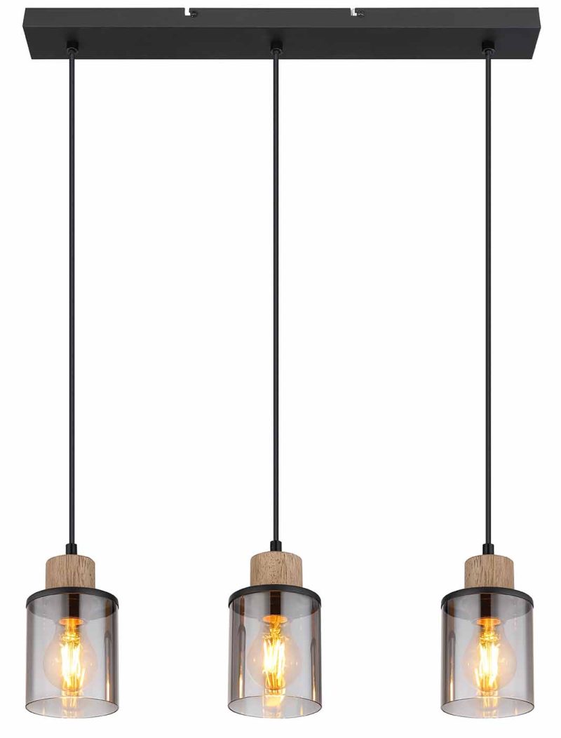 metalen-glazen-klassieke-zwarte-hanglamp-globo-hermi-i-15707-3h-1