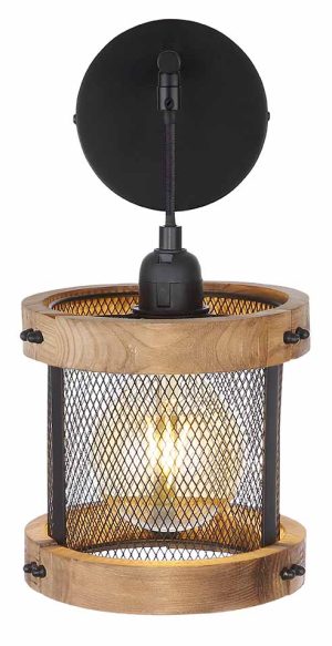 metalen-zwarte-wandlamp-landelijk-globo-hermi-i-15661w-1