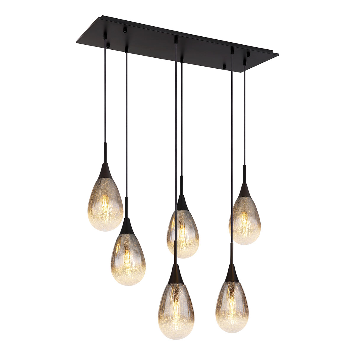 moderne-druppels-hanglamp-zwart-metaal-globo-krys-15576-6h