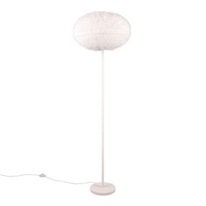 moderne-ronde-witte-vloerlamp-met-veren-furry-r41581001