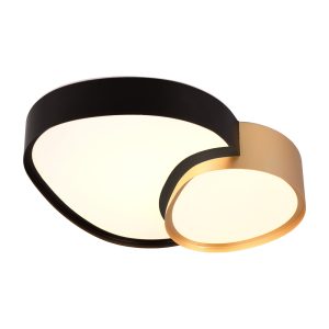 moderne-zwart-gouden-ronde-plafonnière-trio-leuchten-rise-647510280