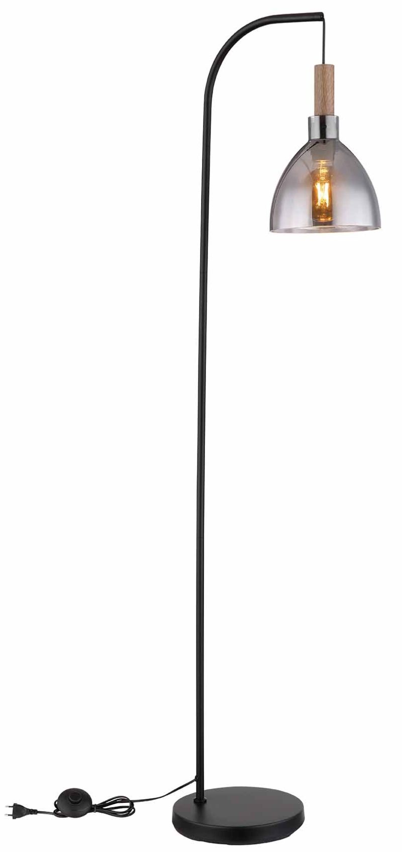 moderne-zwarte-glazen-metalen-vloerlamp-globo-mattea-15550s-2