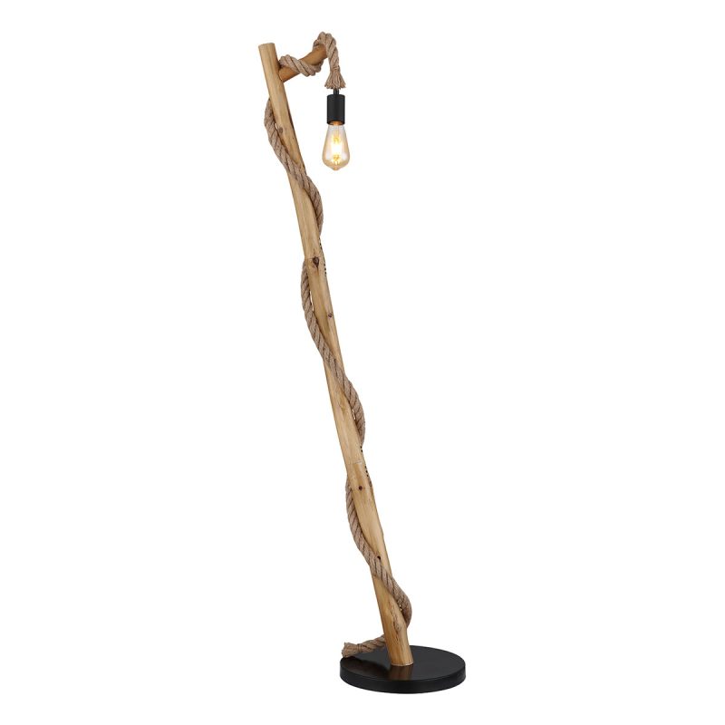 naturel/zwarte-schuine-vloerlamp-hout/hennepkoord-globo-ulleu-69029s