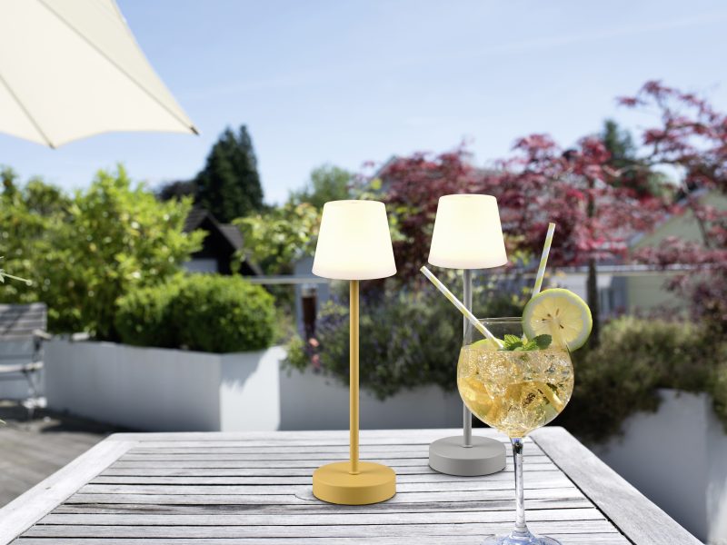 Summer drink on a sun terrace