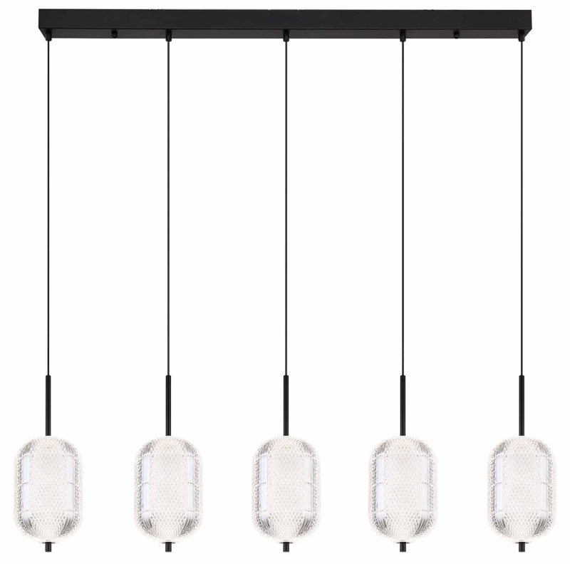 ovale-hanglamp-modern-zwart-globo-hermi-i-16043-5h-1